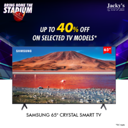 Samsung 65 Crystal Smart TV