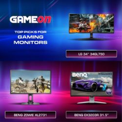 Gaming Monitors Offer at Jumbo