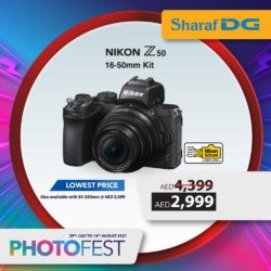 Nikon Z50 Digital Mirrorless Camera Offer at Sharaf DG