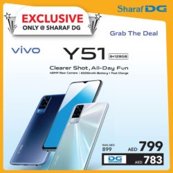 Vivo Y51 128GB 4G Dual Sim Smartphone Offer at Sharaf DG
