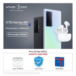 Vivo X70 Series 5G Smartphone Offer at Sharaf DG