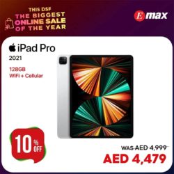 iPad Pro 2021 128 GB Offer at emax