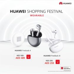Huawei Freebuds 4 & 4i Offer at Sharaf DG