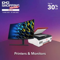 Printers & Monitors Offers at Sharaf DG