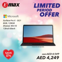 Microsoft Surface Pro X-SQ1 Laptop Offer at Emax (1)