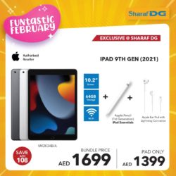 Apple iPad 9th Gen(2021) Offer at Sharaf DG