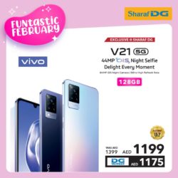 Vivo V21 5G Smartphone Offer at Sharaf DG