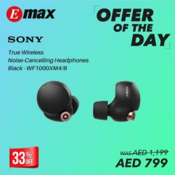 Sony True Wireless Noise Cancelling Headphones Offer at Emax