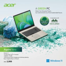 Acer Aspire Vero Laptop Offer at Sharaf DG