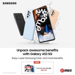 Samsung Galaxy A53 Smartphone Offer at Emax