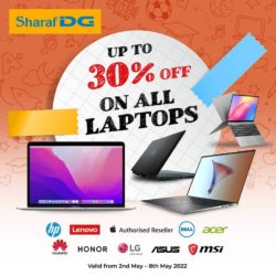 Laptops Amazing Discount Offers at Sharaf DG