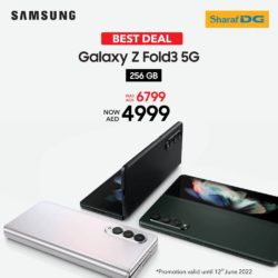 Samsung Galaxy Z Fold3 5G Smartphone Best Offer at Sharaf DG