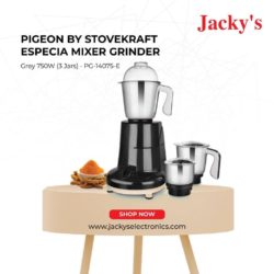Pigeon by Stovekraft Especial Mixer Grinder Offer at Jacky's