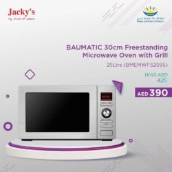 Baumatic Microwave Oven With Grill 25 Ltrs Offer at Jacky's
