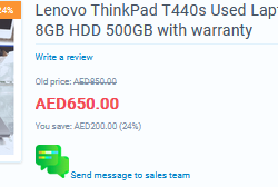 Lenovo_ThinkPad_T440s_Used_Laptop_Intel_Core_i5_Ram_8GB_HDD_500GB__Best_Offer_in_Dubai